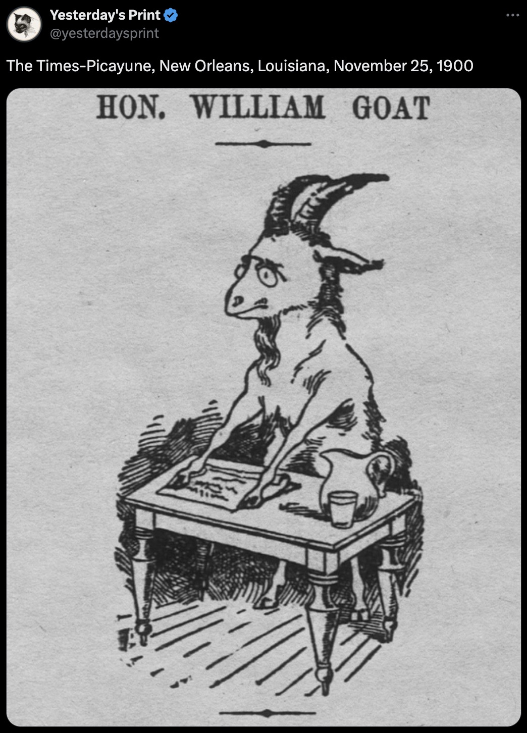 player piano - Yesterday's Print The TimesPicayune, New Orleans, Louisiana, Hon. William Goat